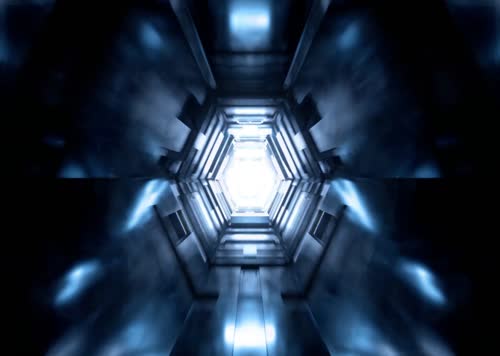 三维科技空间隧道穿梭-C4D工程模板模型-科幻场景模型库-Cinema 4D(.c4d)模型下载-cg模型网