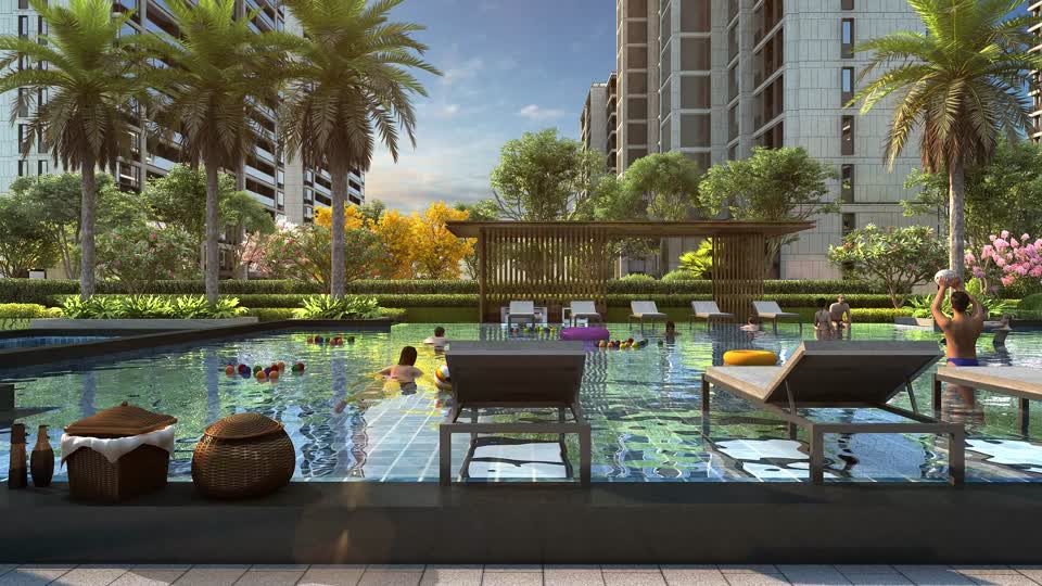 游泳池 泳池模型-现代场景模型库-3ds Max(.max)模型下载-cg模型网