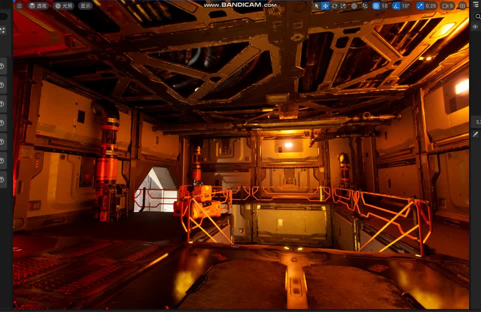 科幻模块化内部空间站基地走廊大厅模型-科幻场景模型库-Unreal Engine模型下载-cg模型网