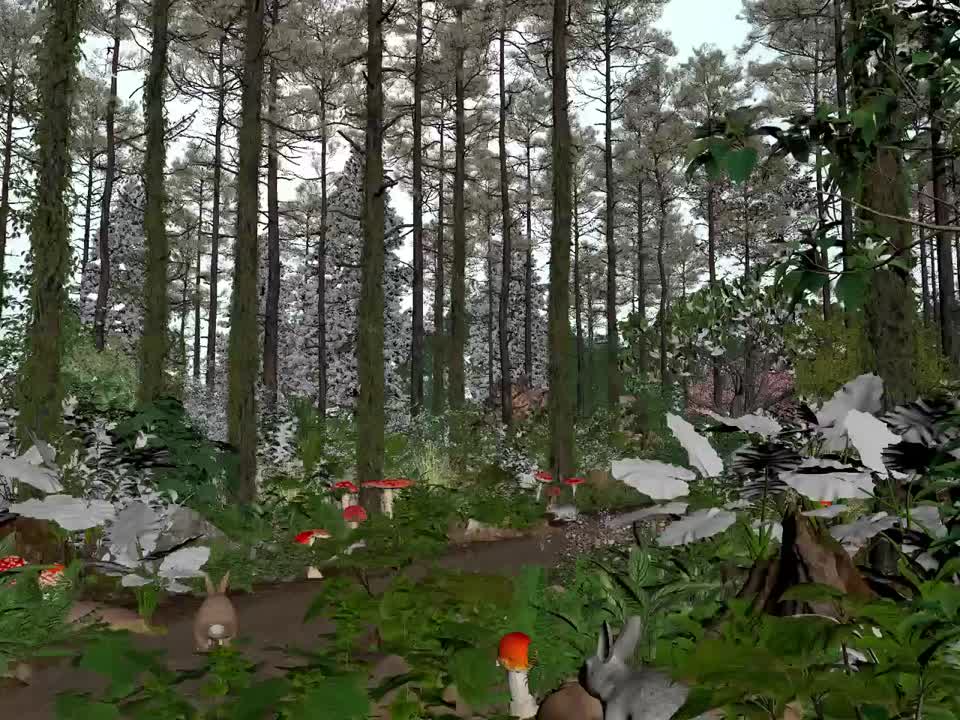 生态景观 树林模型-自然场景模型库-3ds Max(.max)模型下载-cg模型网