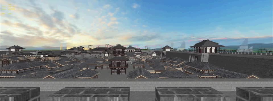 古代建筑 古建筑模型-自然场景模型库-3ds Max(.max)模型下载-cg模型网