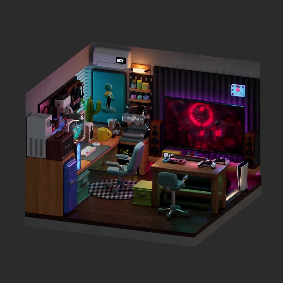 C4D/ RS模型-现代场景模型库-Cinema 4D(.c4d)模型下载-cg模型网