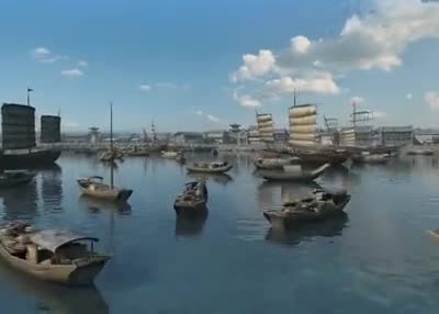 古代码头场景 古代集市模型-古代场景模型库-3ds Max(.max)模型下载-cg模型网