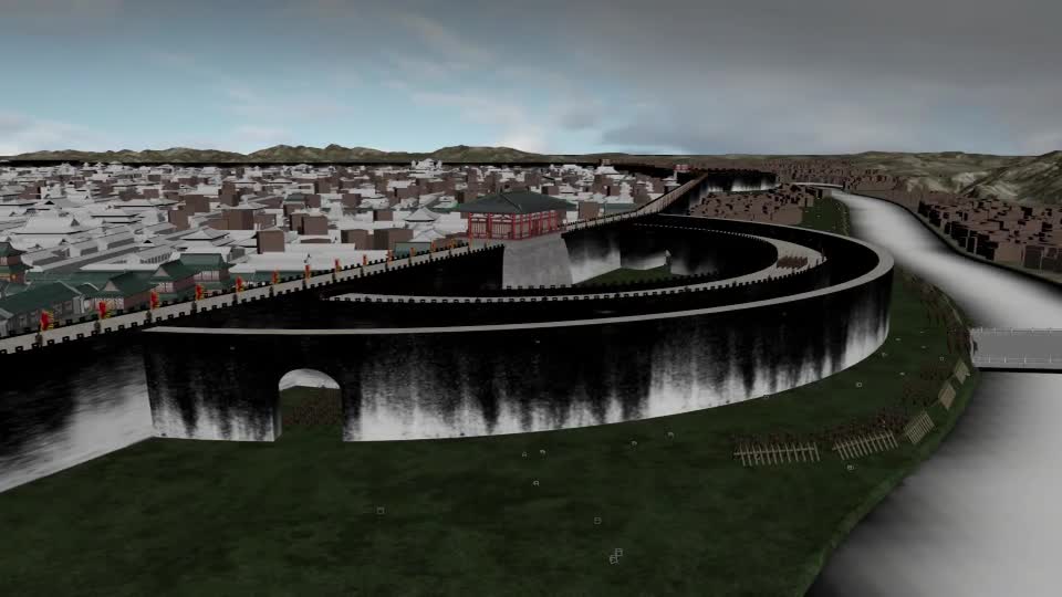 古代城池 瓮城模型-古代场景模型库-3ds Max(.max)模型下载-cg模型网