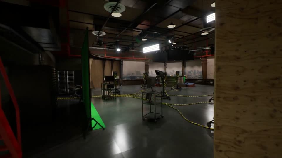 UE5虚幻5写实新闻直播间演播厅室内环境游戏地编场景工程模型-现代场景模型库-Unreal Engine模型下载-cg模型网