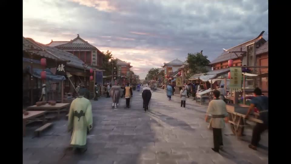 古代街道场景模型-古代场景模型库-Unreal Engine模型下载-cg模型网