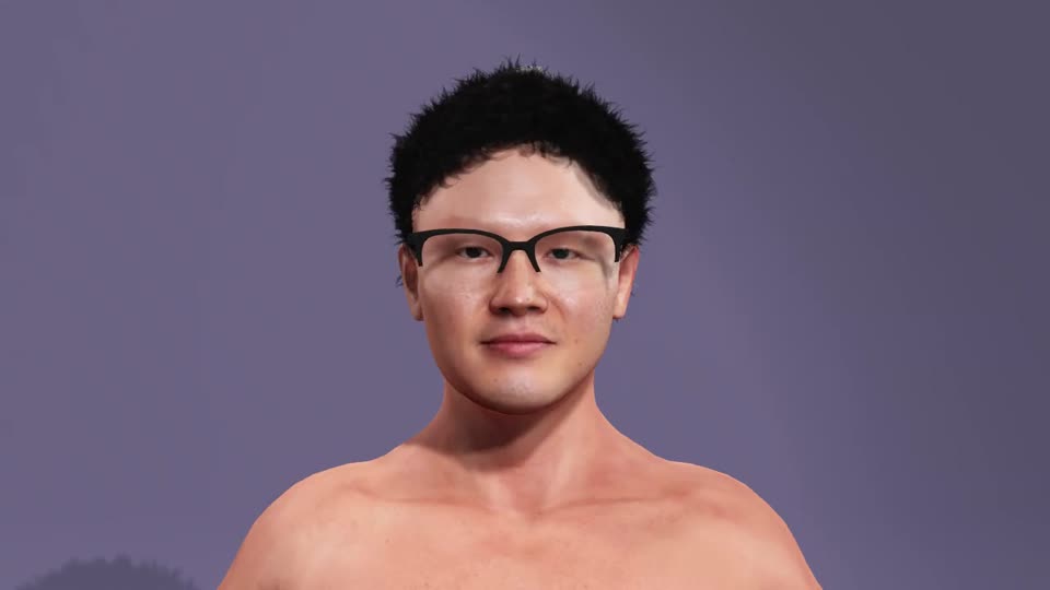 现代男性虚拟人【全身绑定】岛国宅男 平成废宅模型-男人模型库-Blender(.blend)模型下载-cg模型网