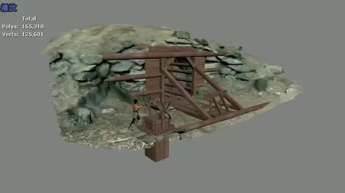 矿洞 山洞模型-古代场景模型库-3ds Max(.max)模型下载-cg模型网