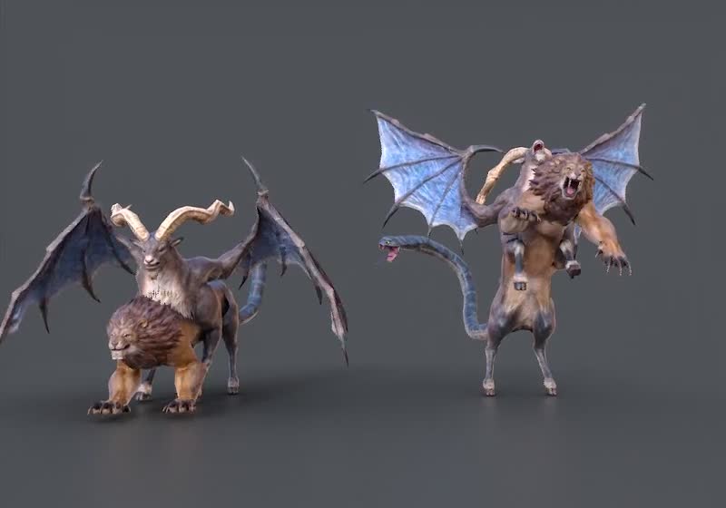 动画 希腊神话模型-神话/幻想模型库-FBX(.fbx)模型下载-cg模型网